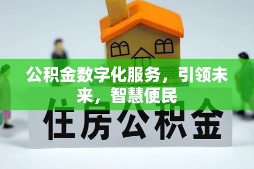 渑池公积金数字化服务，引领未来，智慧便民