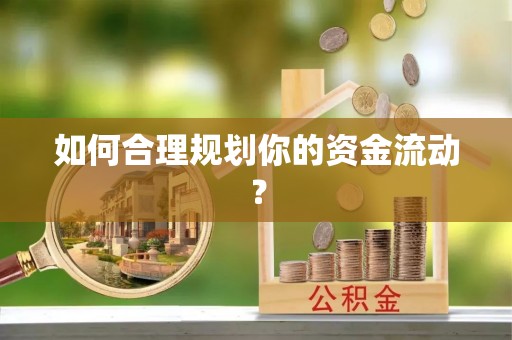 渑池如何合理规划你的资金流动？