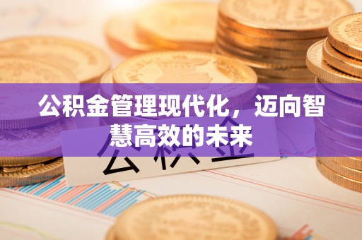 渑池公积金管理现代化，迈向智慧高效的未来